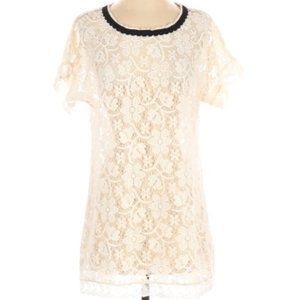 Betsey Johnson , Lace, Swim, Cover Up , Top, size Large